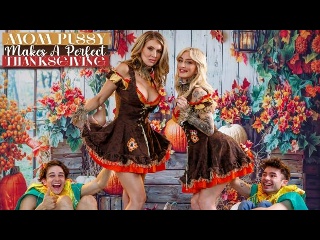 [momswapped] gigi dior, kathryn mae - mom pussy makes a perfect thanksgiving